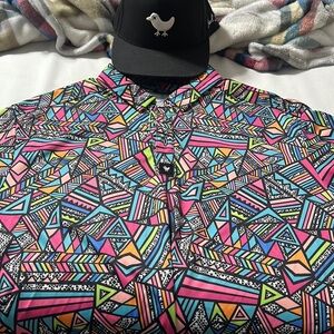 Bad Birdie Golf Polo- size Large slim fit- great polo-